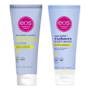EOS Vanilla Cashmere Body Wash & Body Lotion - 2pc Set